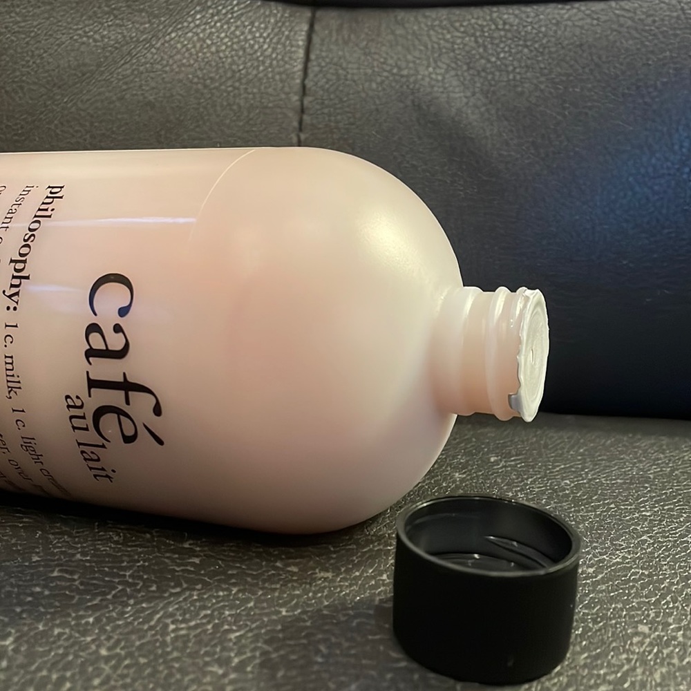 NEW Philosophy Cafe Au Lait 32oz sealed shampoo, shower gel & bubble bath - Picture 4 of 4